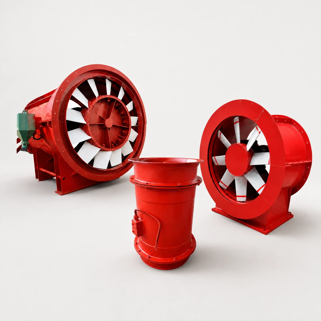 Ventiladores de ventilación para minas de metal y sin-carbón